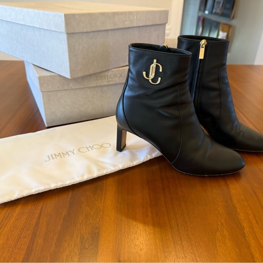 Jimmy Choo Black JC Ankle Boot
